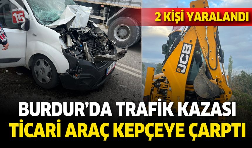 Burdur Gölhisar Yolunda Kaza: İki Kişi Yaralandı