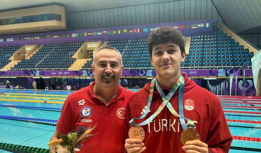 Denizlili yüzücüden Riyad’da tarihi başarı