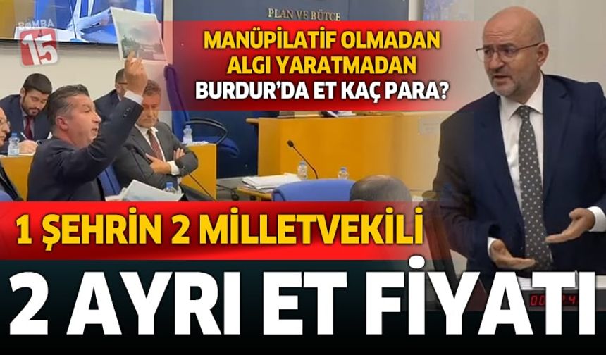 Bir şehrin iki milletvekilini karşı karşıya getiren et fiyatı