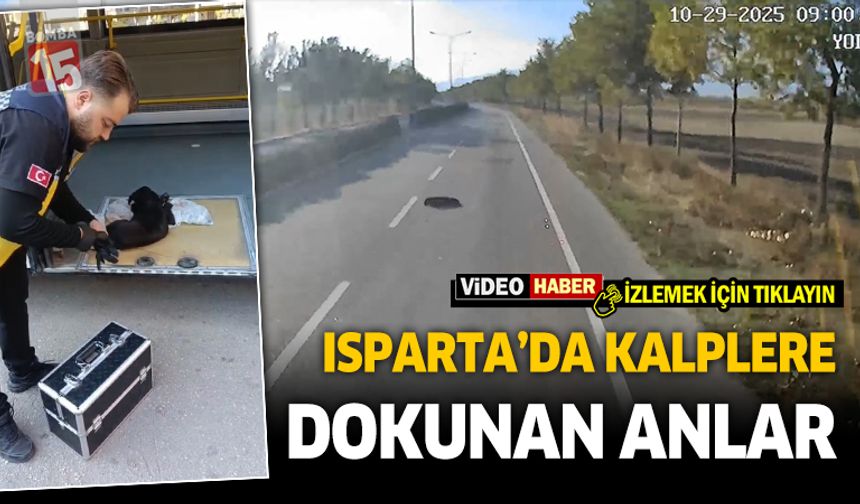 Ispartalı otobüs şoföründen kalplere dokunan hareket
