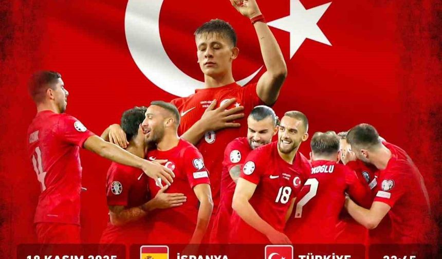 Milli maç heyecanı Tavas’ta dev ekranlarda yaşanacak