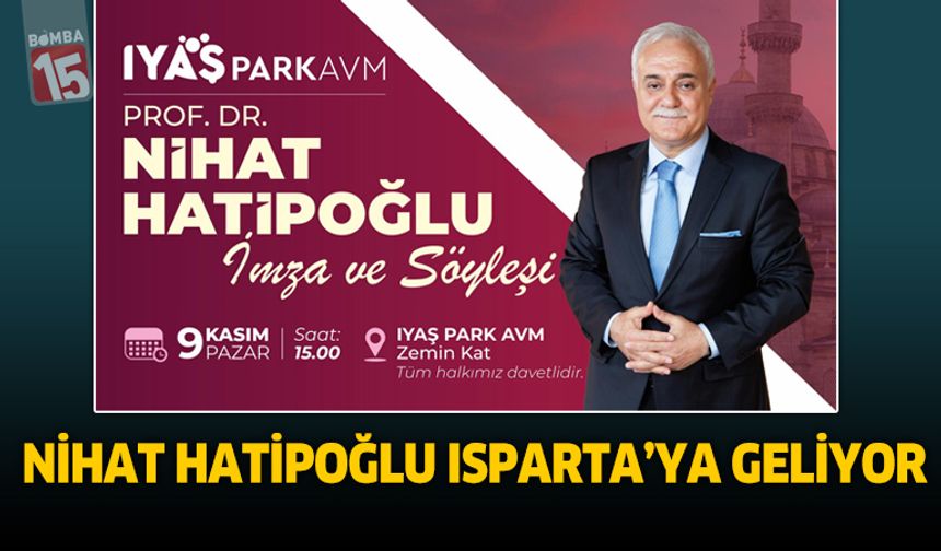 Prof. Dr. Nihat Hatipoğlu IYAŞ Park AVM’de Sevenleriyle Buluşacak