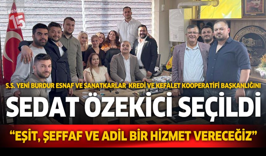Yeni Burdur ESKKK'da Sedat Özekici başkanlık yarışını kazanan isim oldu