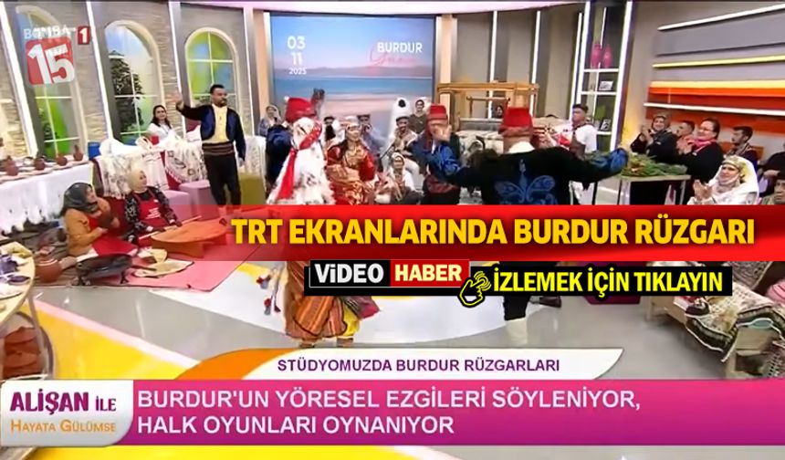 Burdur TRT ekranlarında Alişan'ın Hayata Gülümse programında