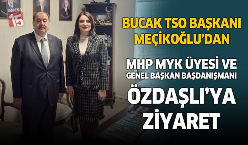 Bucak TSO Başkanı Meçikoğlu’ndan MHP Genel Merkezine Ziyaret