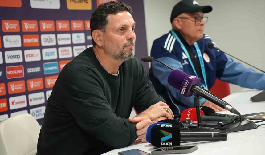 Erol Bulut: 'Kontrataktan üç gol yerseniz kazanmanız zor oluyor'