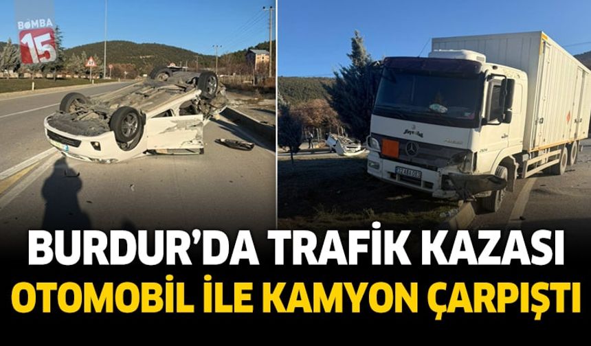 Burdur'da Trafik Kazası