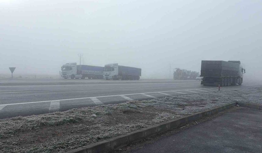 Afyonkarahisar'da sis etkili oldu