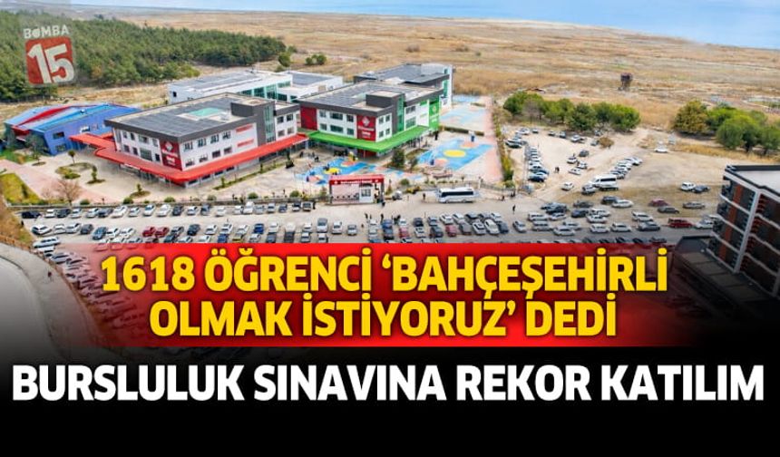 Burdur Bahçeşehir Koleji Bursluluk Sınavına Rekor Katılım