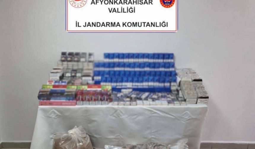 Jandarmadan kaçak makaron operasyonu