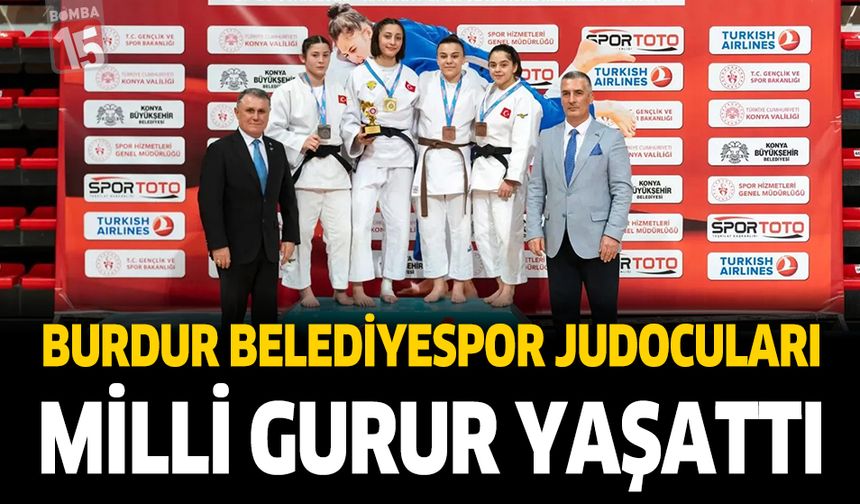 Burdur Belediyespor Judocuları Milli Gurur Yaşattı