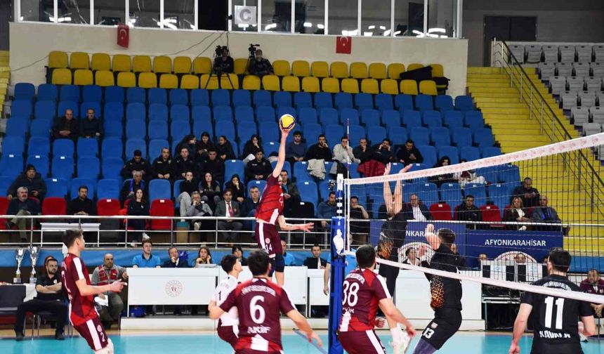 Afyonkarahisar'da voleybol finali tamamlandı