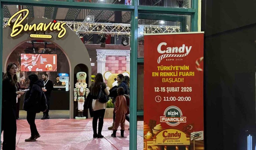 Ege Bölgesinin ilk şekerleme ve kahve fuarı Candy EXPO Denizli'de başladı