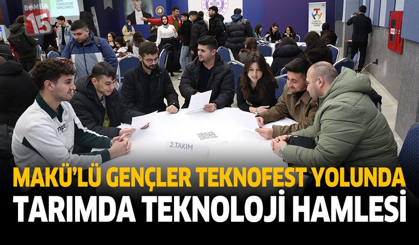 MAKÜ’lü Gençler Teknofest Yolunda Tarımda Teknoloji Hamlesi