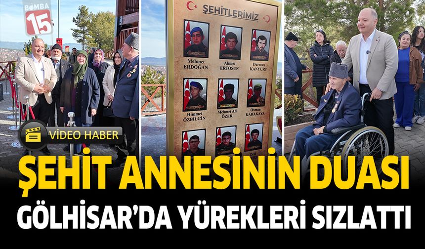 Şehit Annesinin Duası Gölhisar’da Yürekleri Sızlattı