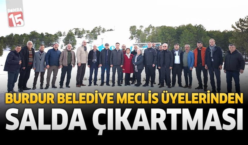 Burdur Belediye Meclisi Salda Kayak Merkezi’ni Ziyaret Etti