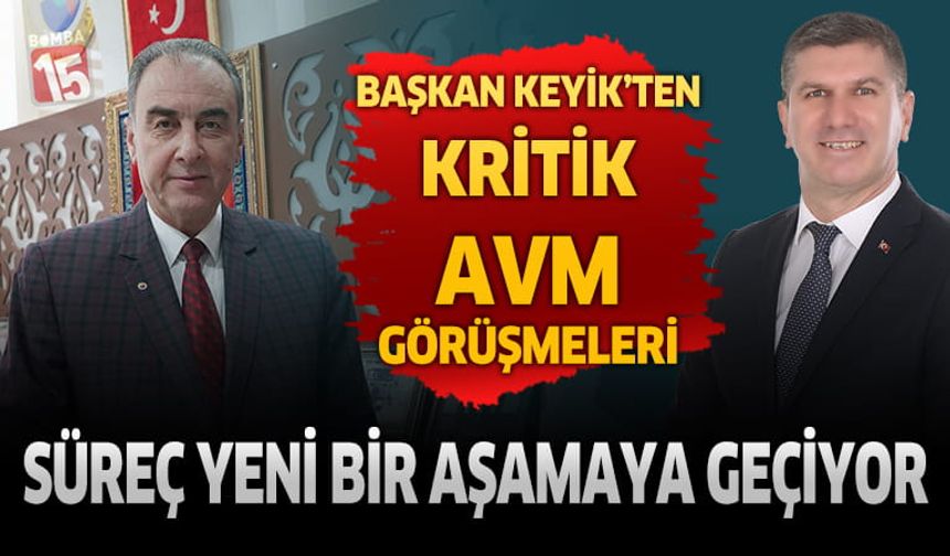Burdur AVM projesinde BUTSO Başkanı Yusuf Keyik'ten kritik görüşmeler