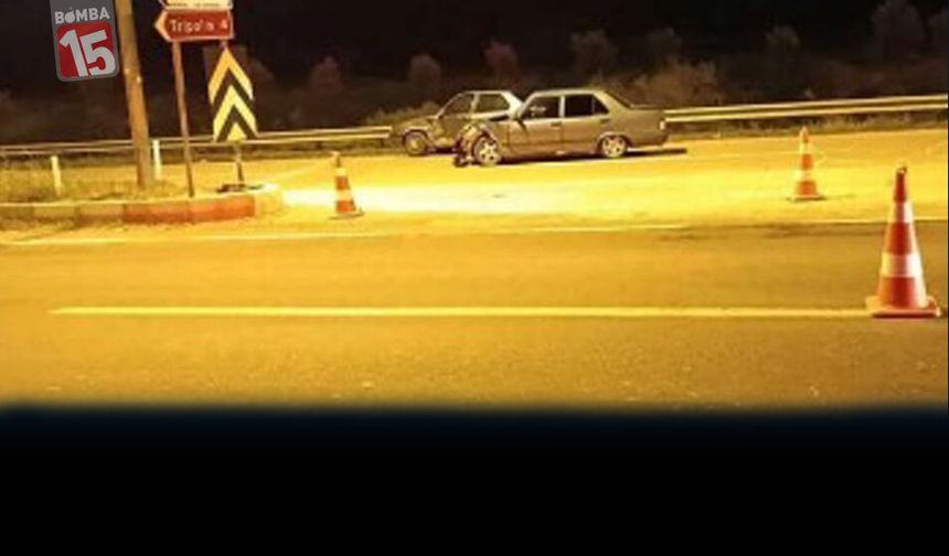 Denizli Buldan’da Kavşak Kazası: 2 Otomobil Çarpıştı, 1 Yaralı