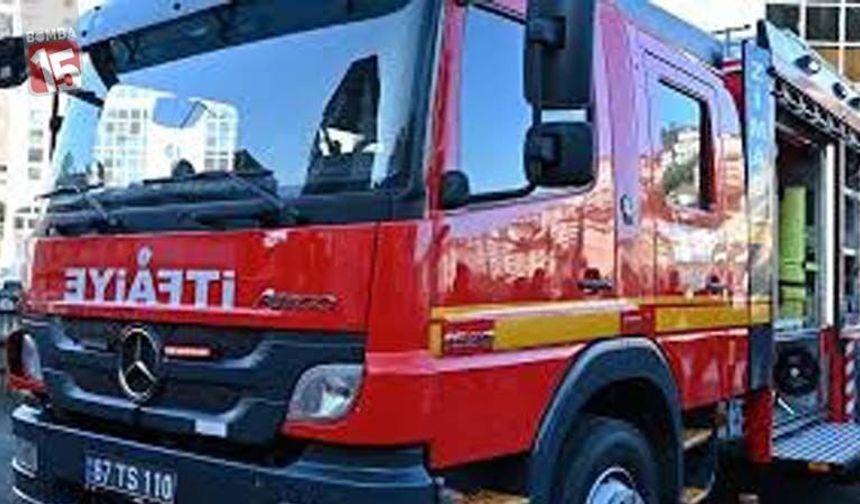 Isparta’da Market Yangını Paniğe Yol Açtı