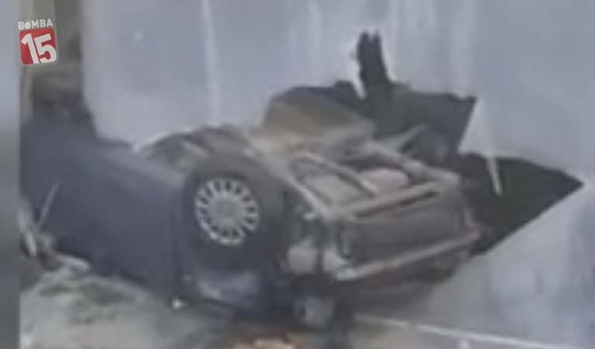 Antalya’da Feci Kaza: Otomobil Seraya Devrildi, Genç Sürücü Hayatını Kaybetti