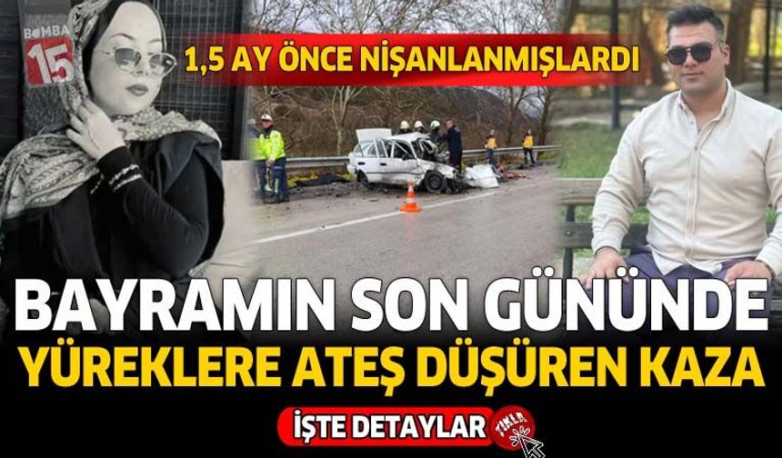 Ağlasun Kavşağında ki Kaza Nişanlı Çifte Mezar Oldu