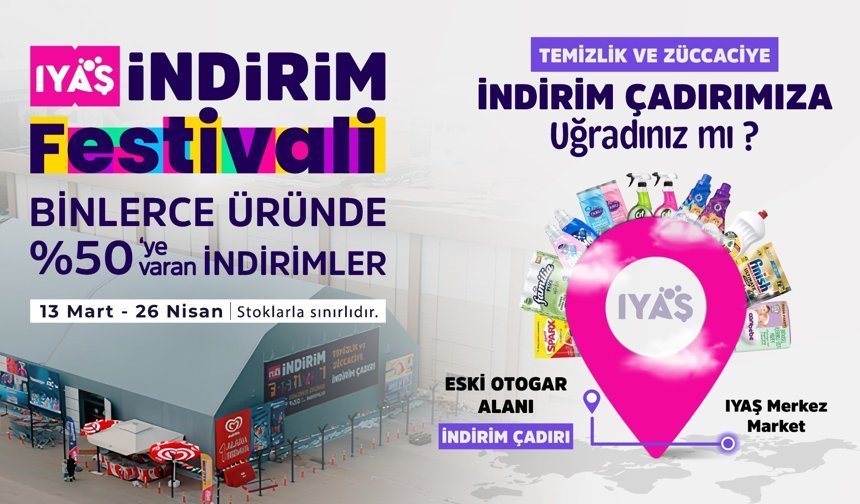 IYAŞ'ta İndirim Festivali Coşkusu Devam Ediyor