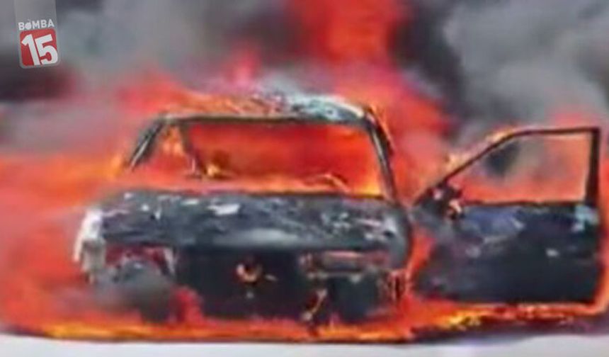 Afyon’da Talihsiz Olay: 5 Saat Önce Satın Aldığı Otomobil Alevlere Teslim Oldu