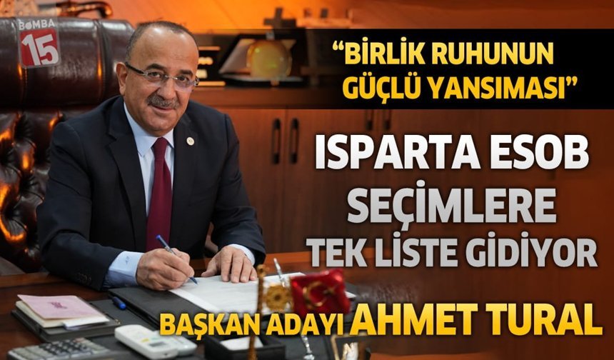 Isparta Esnaf Odaları Birlik Başkanlığı Seçimleri Yarın. Ahmet Tural Tek Aday
