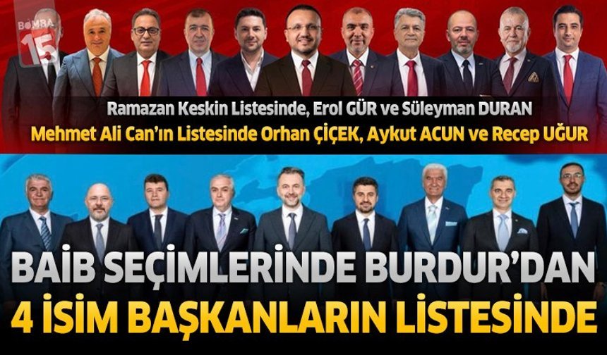 Batı Akdeniz İhracatçılar Birliği seçimlerinde Burdurlu isimler Başkanların listesinde