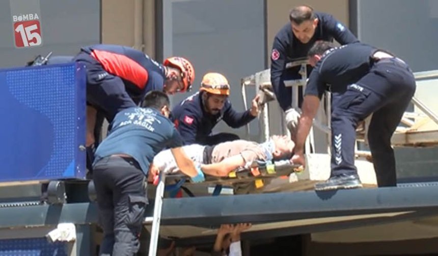 Antalya’da 4’üncü Kattan Düştü: Yaralı Kurtarıldı
