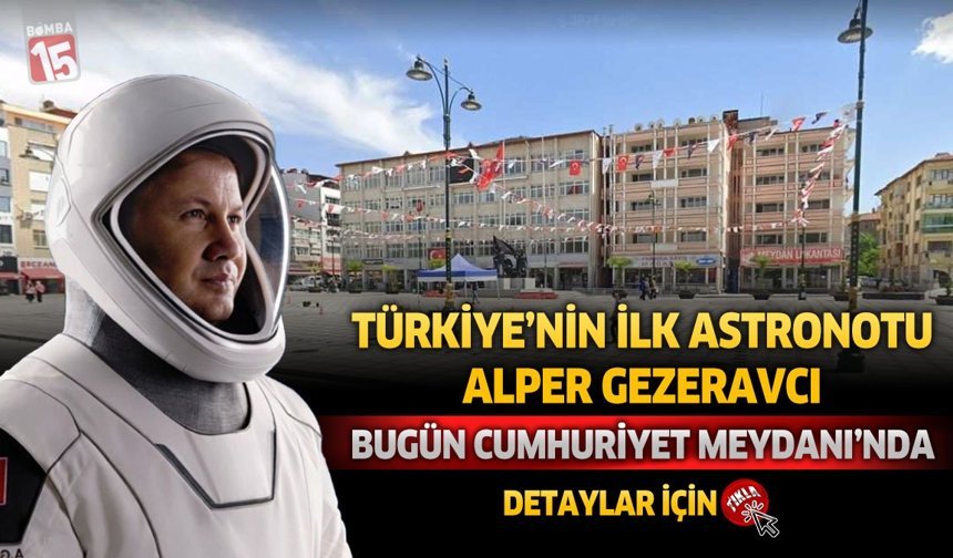 Alper Gezeravcı Bugün Cumhuriyet Meydanı’nda!