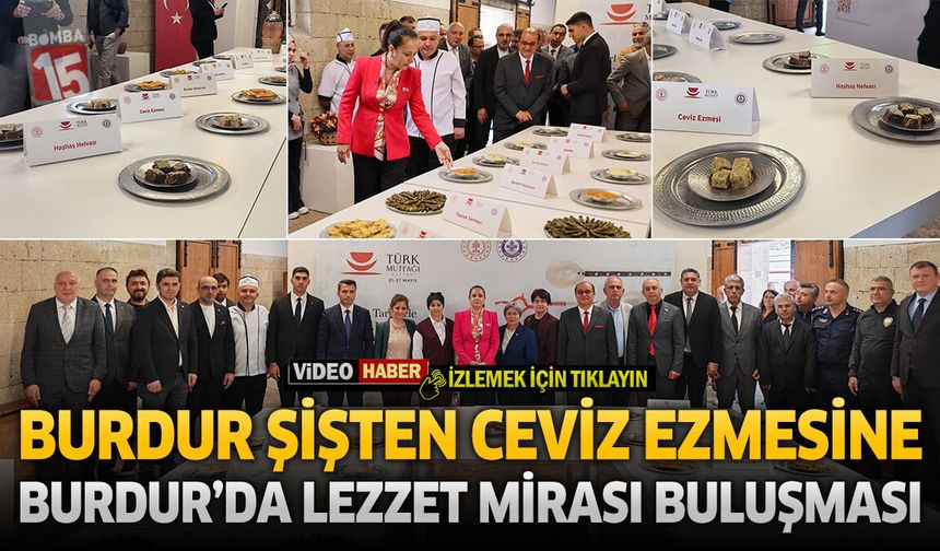 Türk Mutfağı Haftası Burdur’da Geleneksel Lezzetlerle Başladı