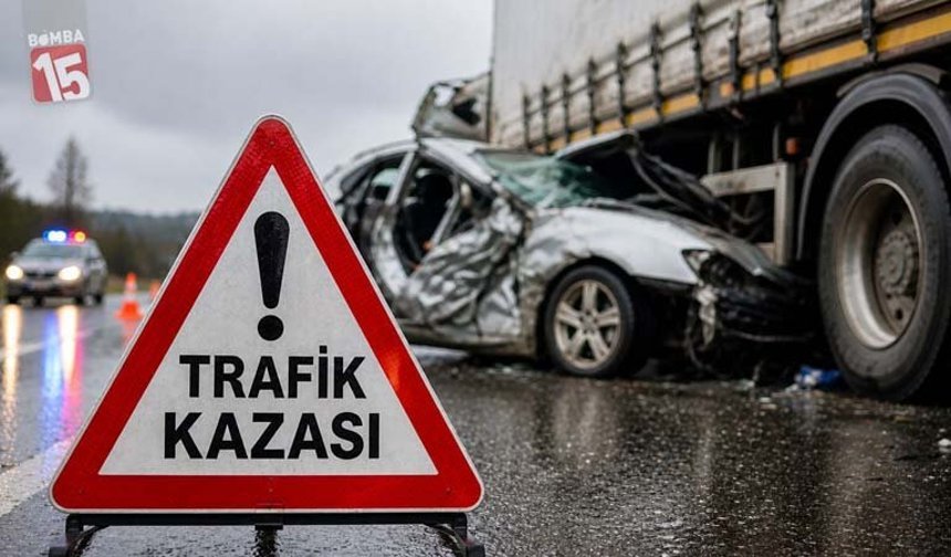 Denizli’de Feci Kaza: Tıra Çarpan Otomobilde 1 Ölü, 1 Ağır Yaralı