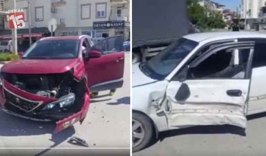 Antalya’da Kavşakta Kaza: Araçta Sıkışan Sürücü İtfaiye Tarafından Kurtarıldı