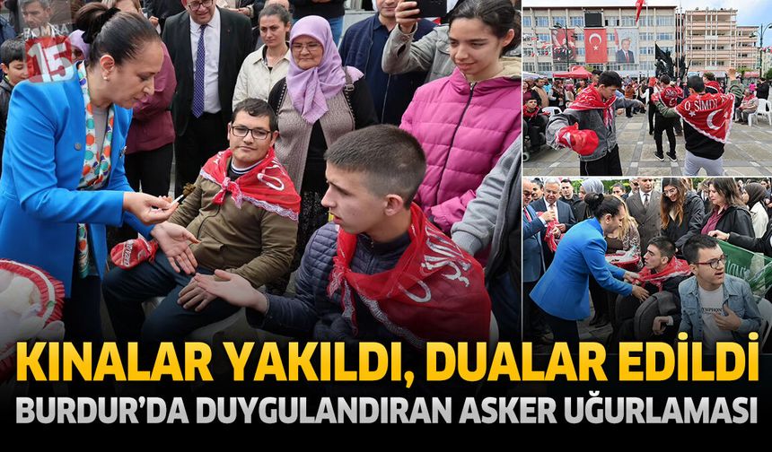 Burdur’da Engelli Bireylere Temsili Asker Uğurlaması Düzenlendi