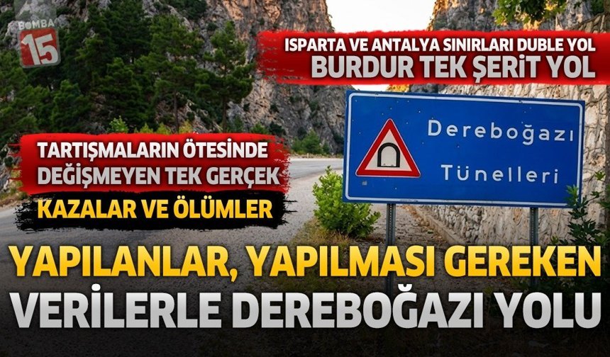 Dereboğazı Yolunda Önlemler Yetmiyor, Kalıcı Çözüm Belli