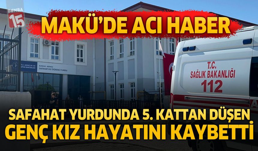 Safahat Yurdunda 5. Kattan Düşen Genç Kız Hayatını Kaybetti