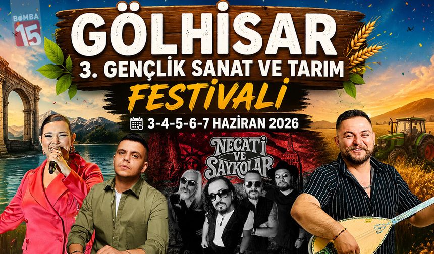 Gölhisar’da Festival Coşkusu Başlıyor: Konser ve Etkinlikler 5 Gün Boyunca Devam Edecek