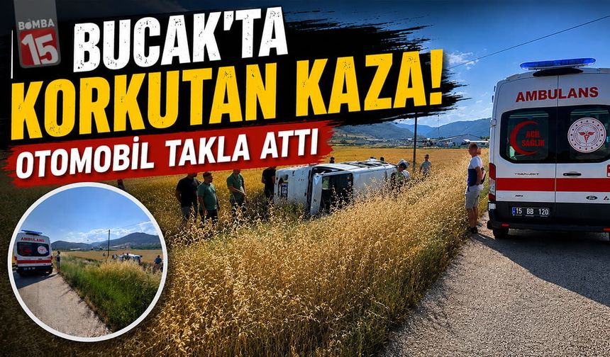 Burdur Bucak Kestel Yolunda Trafik kazası