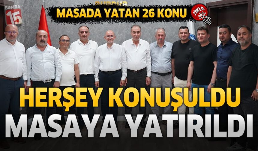 Burdur’un Geleceği Masaya Yatırıldı. Kente Dair 26 Kritik Başlık Masada
