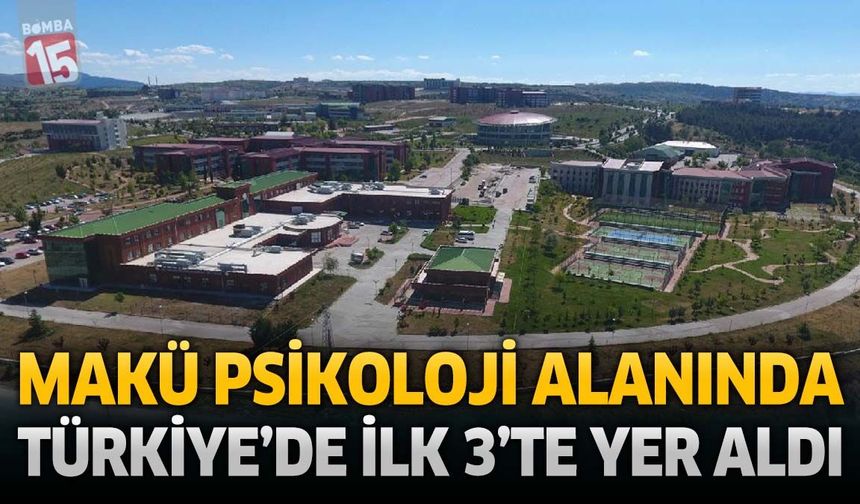 MAKÜ Psikoloji Alanında Türkiye’de İlk 3’te Yer Aldı