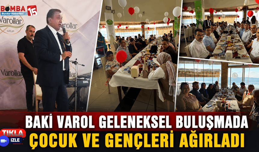 Baki Varol Geleneksel Buluşmada Çocuk ve Gençleri Ağırladı