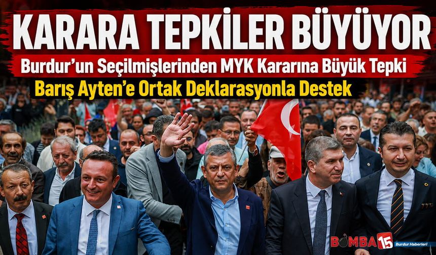 Burdur'un CHP'li seçilmişlerinden Ortak Deklerasyon