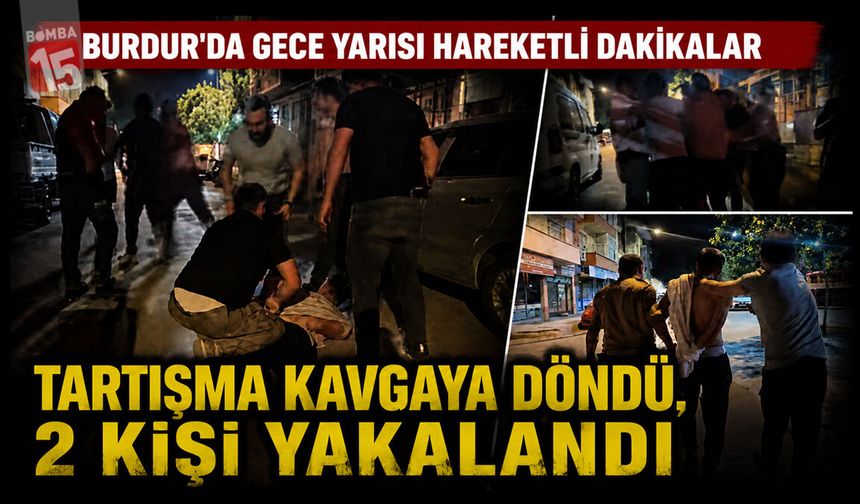 Burdur’da Sokak Ortasında Kavga: 2 Genç Gözaltına Alındı