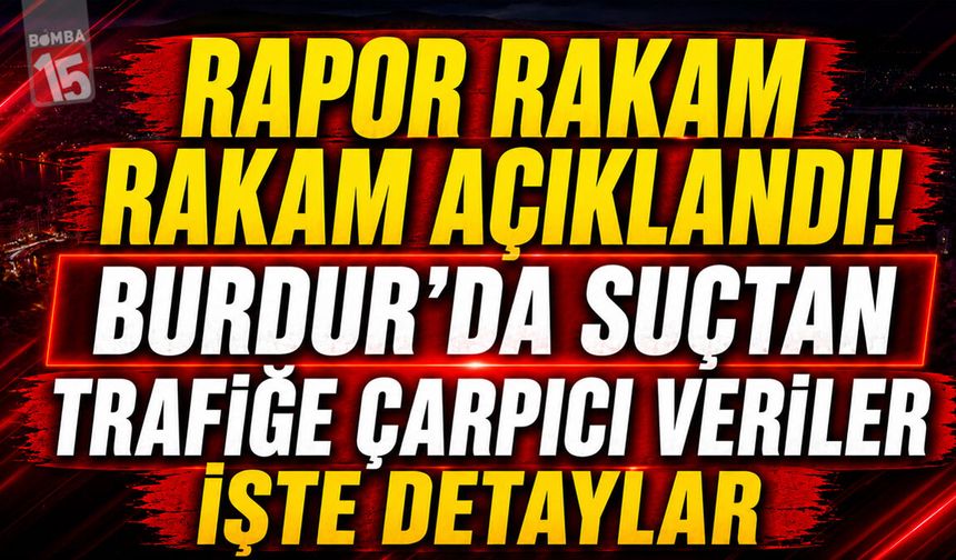 Burdur’un 2026 Asayiş Raporu Açıklandı! İşte Dikkat Çeken Rakamlar