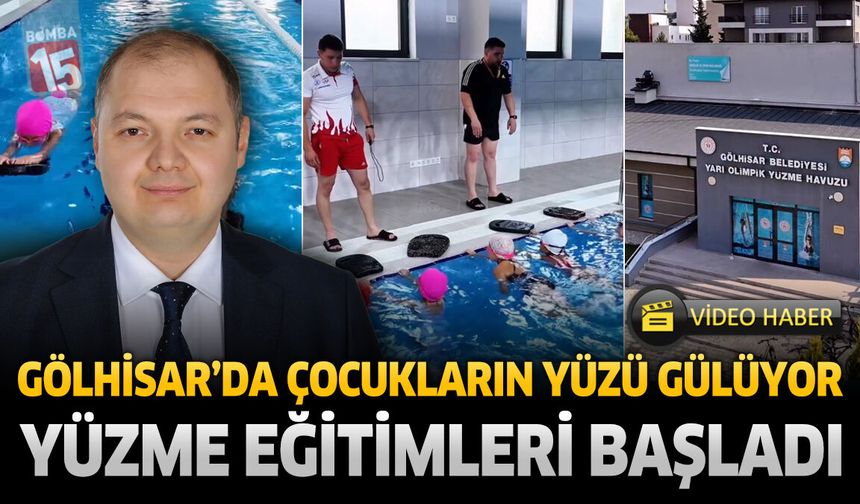 Gölhisar’da Çocukların Yüzü Gülüyor: Yüzme Eğitimleri Başladı