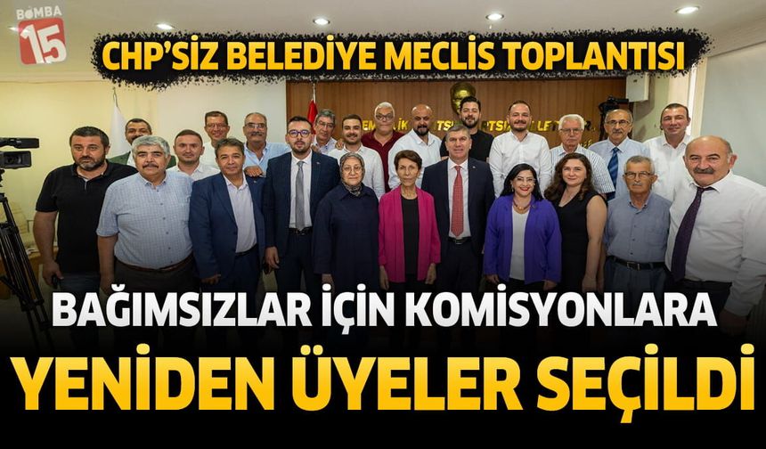 Burdur Belediye Meclisinde CHP'siz toplantı