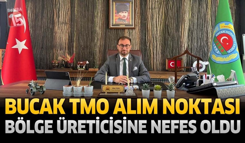 Bucak TMO Alım Noktası Bölge Üreticisine Nefes Oldu