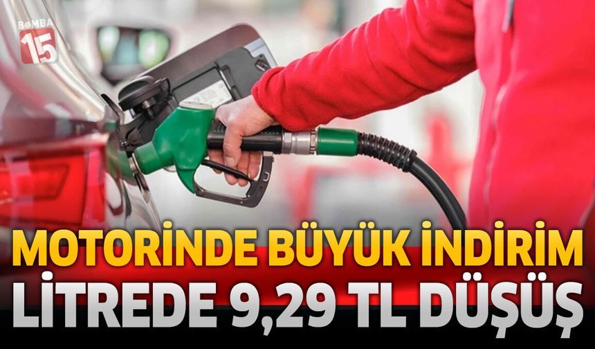 Motorinde Büyük İndirim: ÖTV Sıfırlandı, Litrede 9,29 TL Düşüş