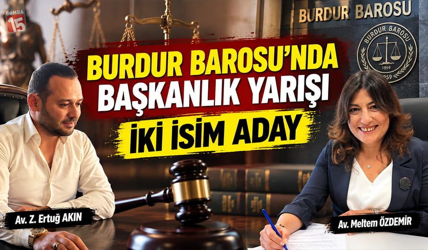 Burdur Baro Seçimlerinde Meltem Özdemir ve Zeki Ertuğ Akın aday